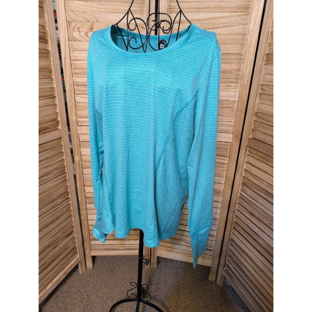 RBX Womens Top Teal Workout Top XL